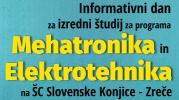 Višješolski študij mehatronike in elektrotehnike - vpis 2025/2026