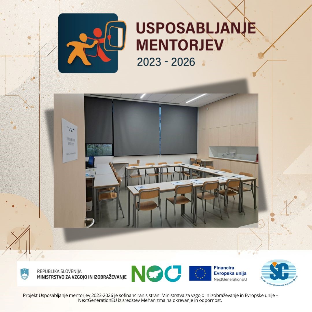 Projekt Usposabljanje mentorjev uspešno izveden